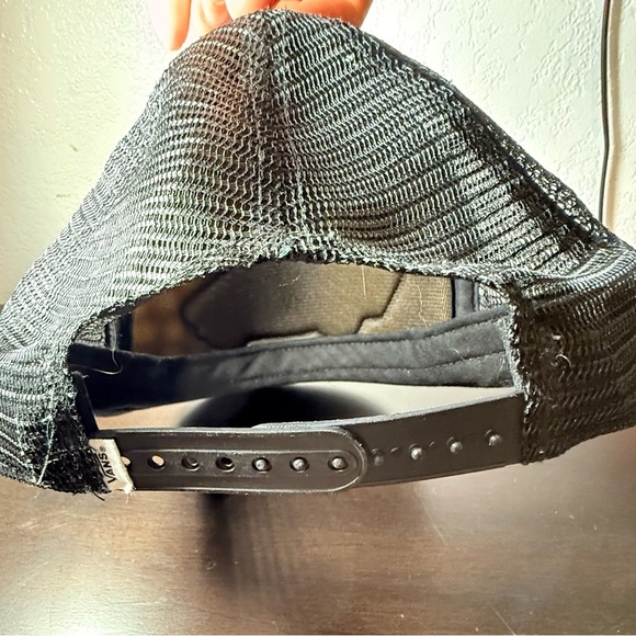 Vans Black and White Dot Pattern Cap - Picture 3 of 3